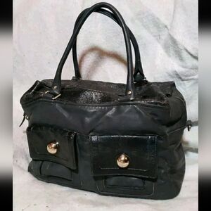 Kate Spade Purse Roland Park Cecilia Black Leather Satchel Bag Crossbody